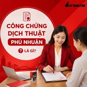 Công chứng dịch thuật Phú Nhuận nhận dịch nhiều loại giấy tờ như bằng cấp, giấy khai sinh, hồ sơ visa, du học và hồ sơ doanh nghiệp.