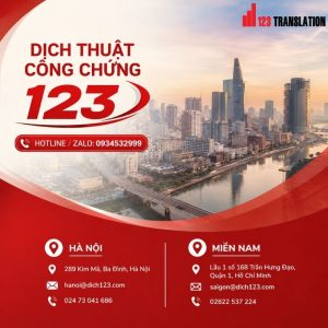 Dịch thuật công chứng củ chi
