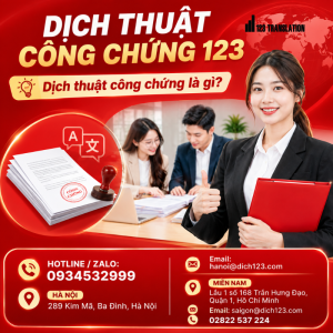 Dịch thuật công chứng Quận 8 giá rẻ