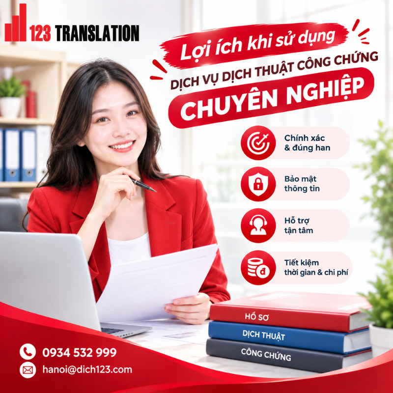 Dịch thuật công chứng miền Bắc uy tín hỗ trợ dịch nhiều loại tài liệu như giấy khai sinh, căn cước công dân, hộ chiếu, bằng cấp, bảng điểm và giấy phép kinh doanh.