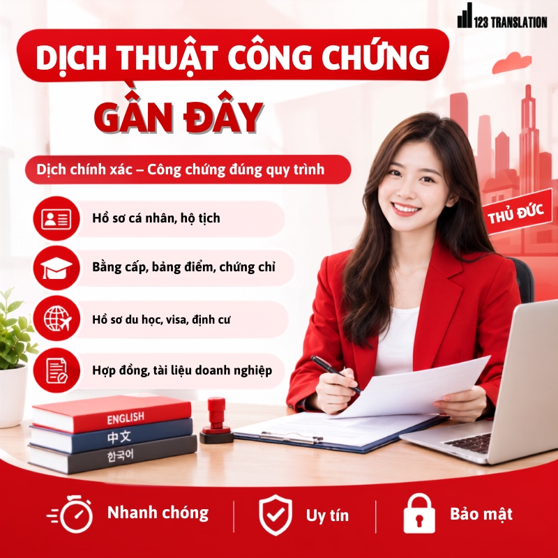 Dịch thuật công chứng gần đây