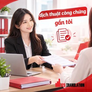 Dịch thuật công chứng gần tôi