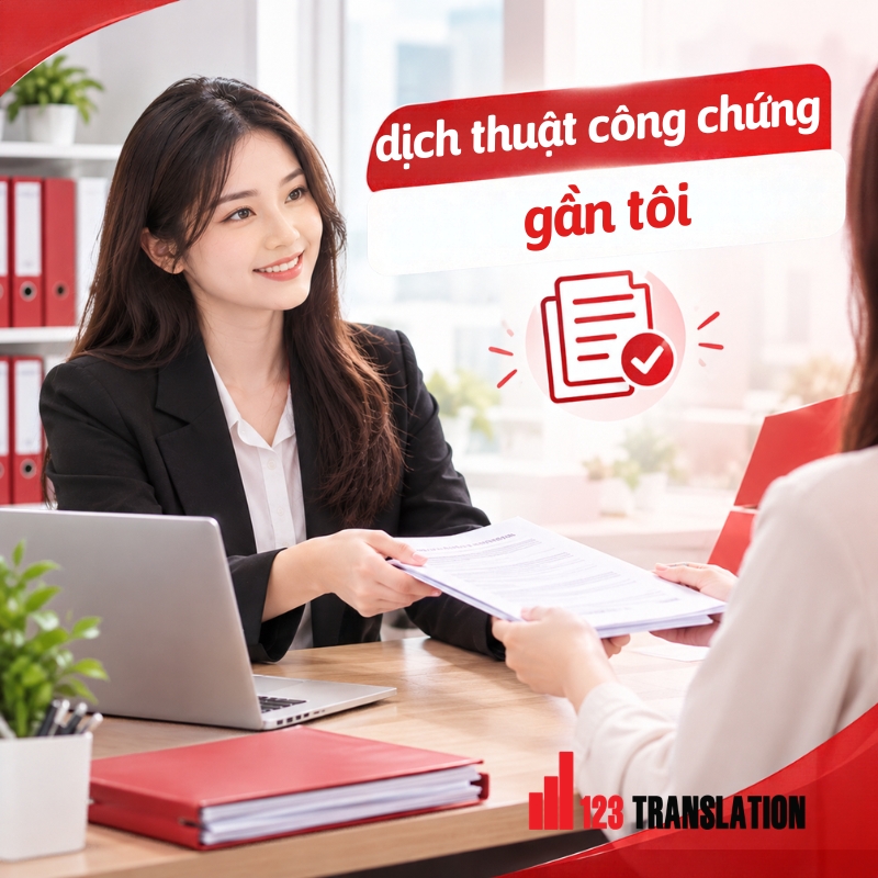 Dịch thuật công chứng gần tôi