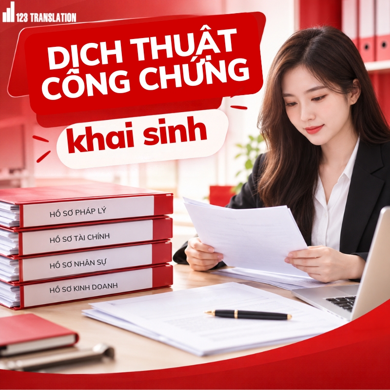 Dịch thuật công chứng khai sinh