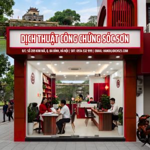 Dịch thuật công chứng Sóc Sơn