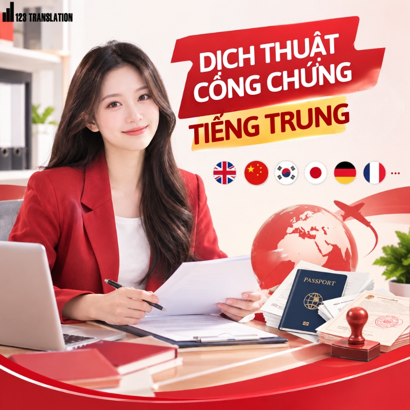 Dịch thuật công chứng tiếng Trung