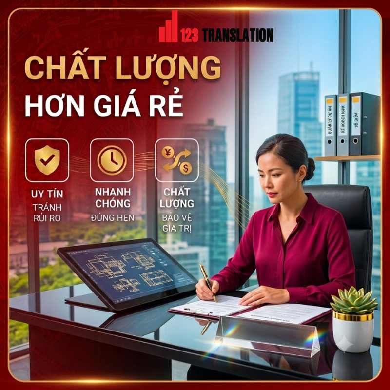 Văn phòng dịch thuật Quận Tân Phú chất lượng cung cấp dịch thuật giấy tờ, tài liệu chuyên ngành và dịch thuật công chứng theo nhu cầu.
