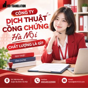 ông ty dịch thuật công chứng Hà Nội chất lượng