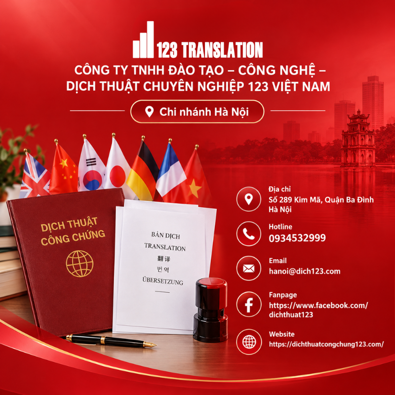 Dịch vụ dịch thuật công chứng Cầu Giấy hỗ trợ xử lý nhiều loại giấy tờ như căn cước công dân, giấy khai sinh, giấy đăng ký kết hôn, bằng cấp, bảng điểm và hợp đồng.