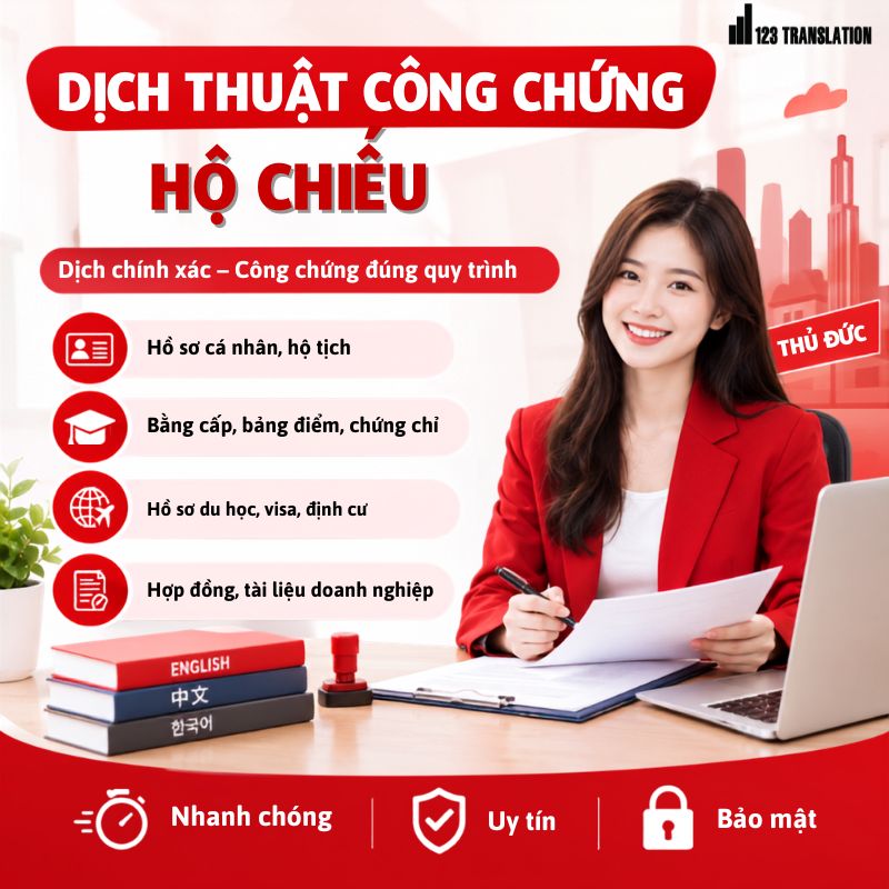 Dịch thuật công chứng hộ chiếu uy tín, chính xác, lấy nhanh tại Hà Nội năm 2026