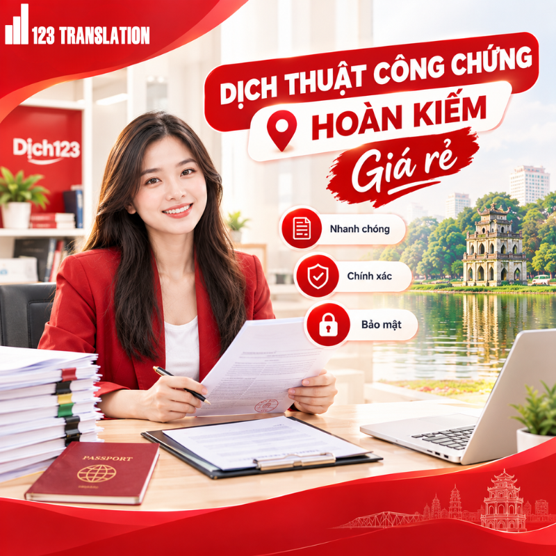 Khi lựa chọn dịch thuật công chứng Hoàn Kiếm giá rẻ, khách hàng nên quan tâm đến độ chính xác của bản dịch, chi phí minh bạch, thời gian hoàn thành và yêu cầu chứng thực của cơ quan tiếp nhận.