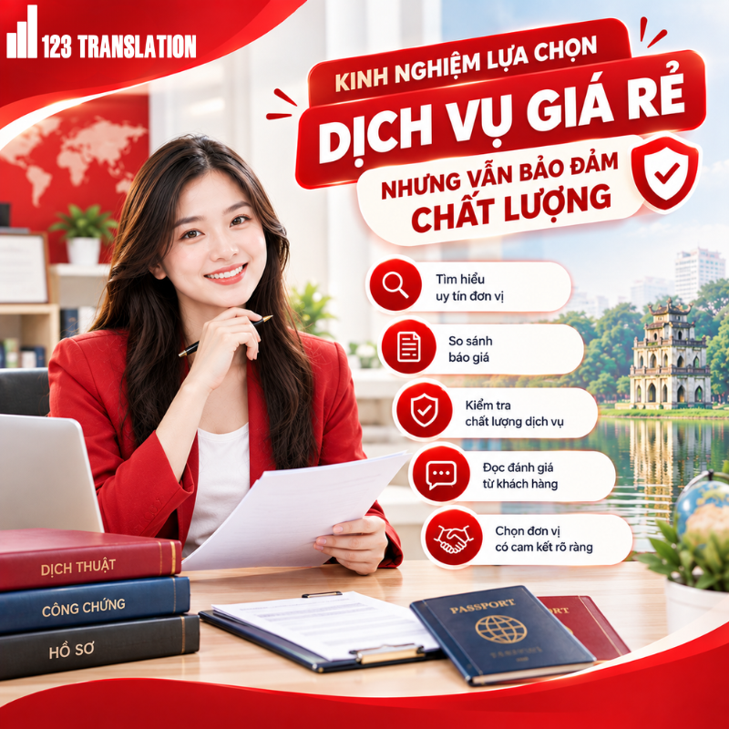 Dịch thuật công chứng Hoàn Kiếm giá rẻ đáp ứng nhu cầu dịch nhiều loại giấy tờ như căn cước công dân, giấy khai sinh, giấy đăng ký kết hôn, hộ chiếu, bằng cấp, bảng điểm và hồ sơ doanh nghiệp.