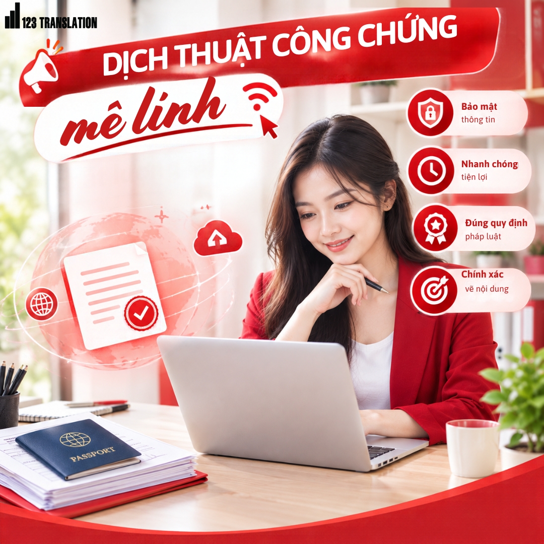 Dịch thuật công chứng Mê Linh