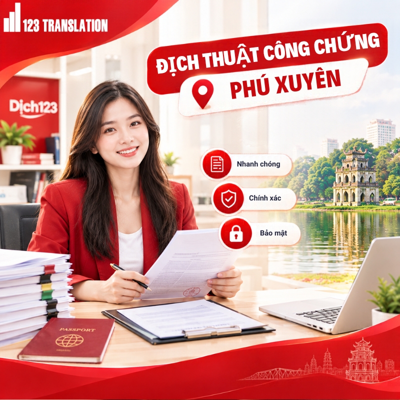Dịch thuật công chứng Phú Xuyên