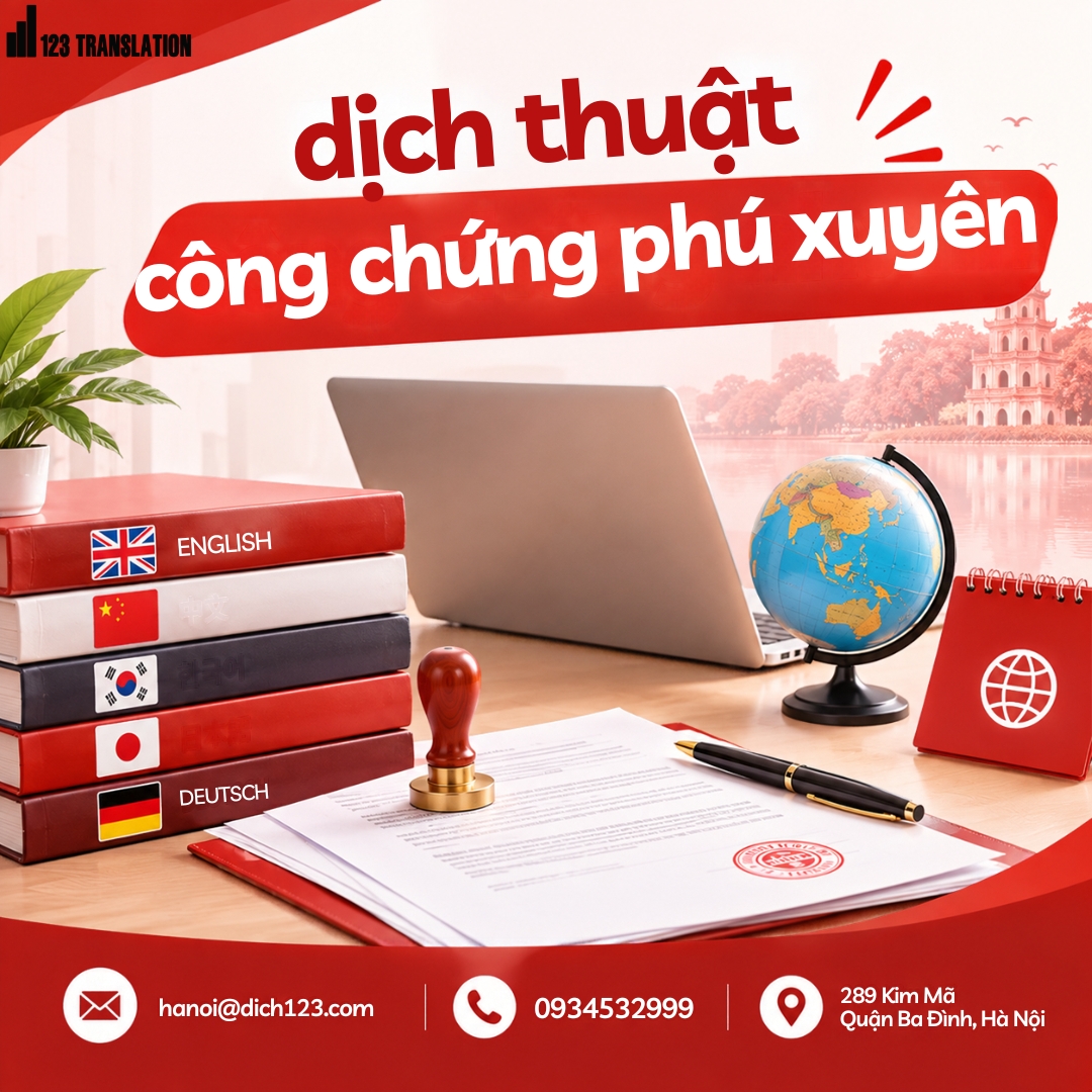 Dịch thuật công chứng Phú Xuyên