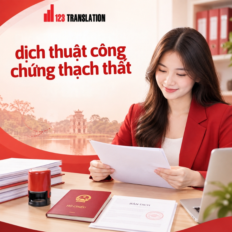 Dịch thuật công chứng Thạch Thất