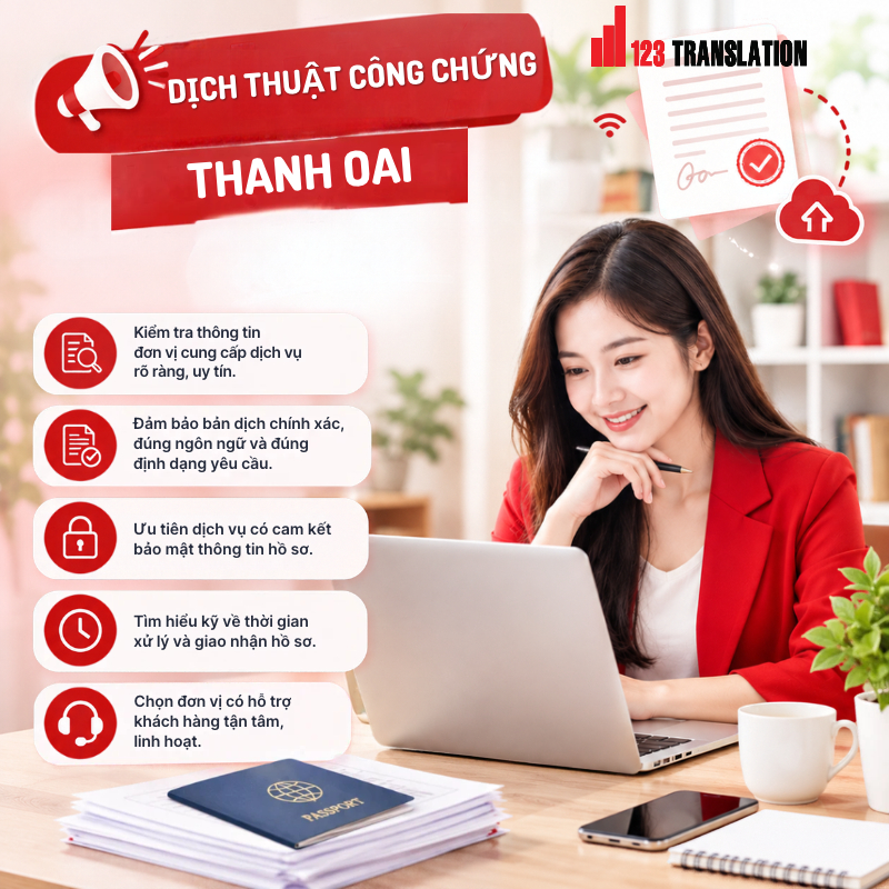 Dịch thuật công chứng Thanh Oai