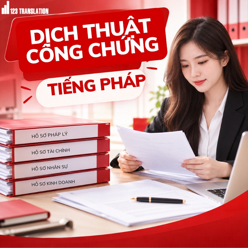 Dịch thuật công chứng tiếng Pháp