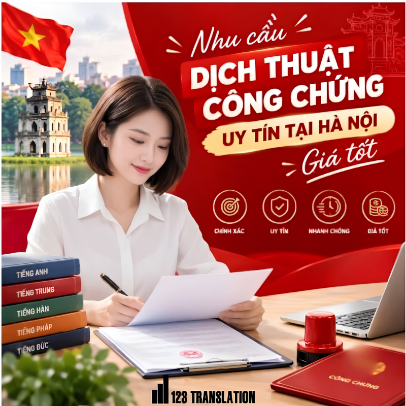 Lựa chọn dịch thuật công chứng uy tín Hà Nội giá tốt giúp khách hàng chủ động ngân sách khi cần dịch giấy khai sinh, bằng cấp, bảng điểm và hồ sơ xin visa.